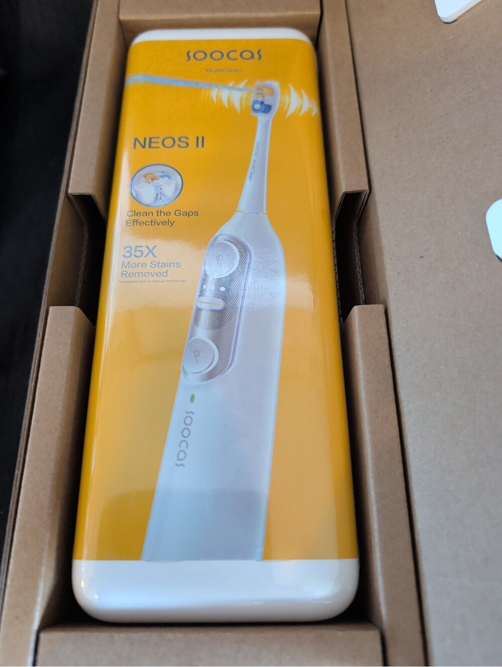New Soocas NEOS II Electric Toothbrush w flossing travel